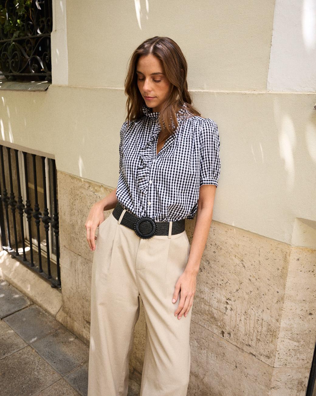 Vichy-Bluse Leira