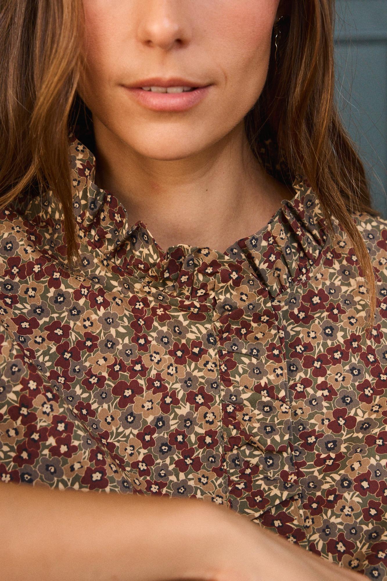 Blumenbluse Ondine