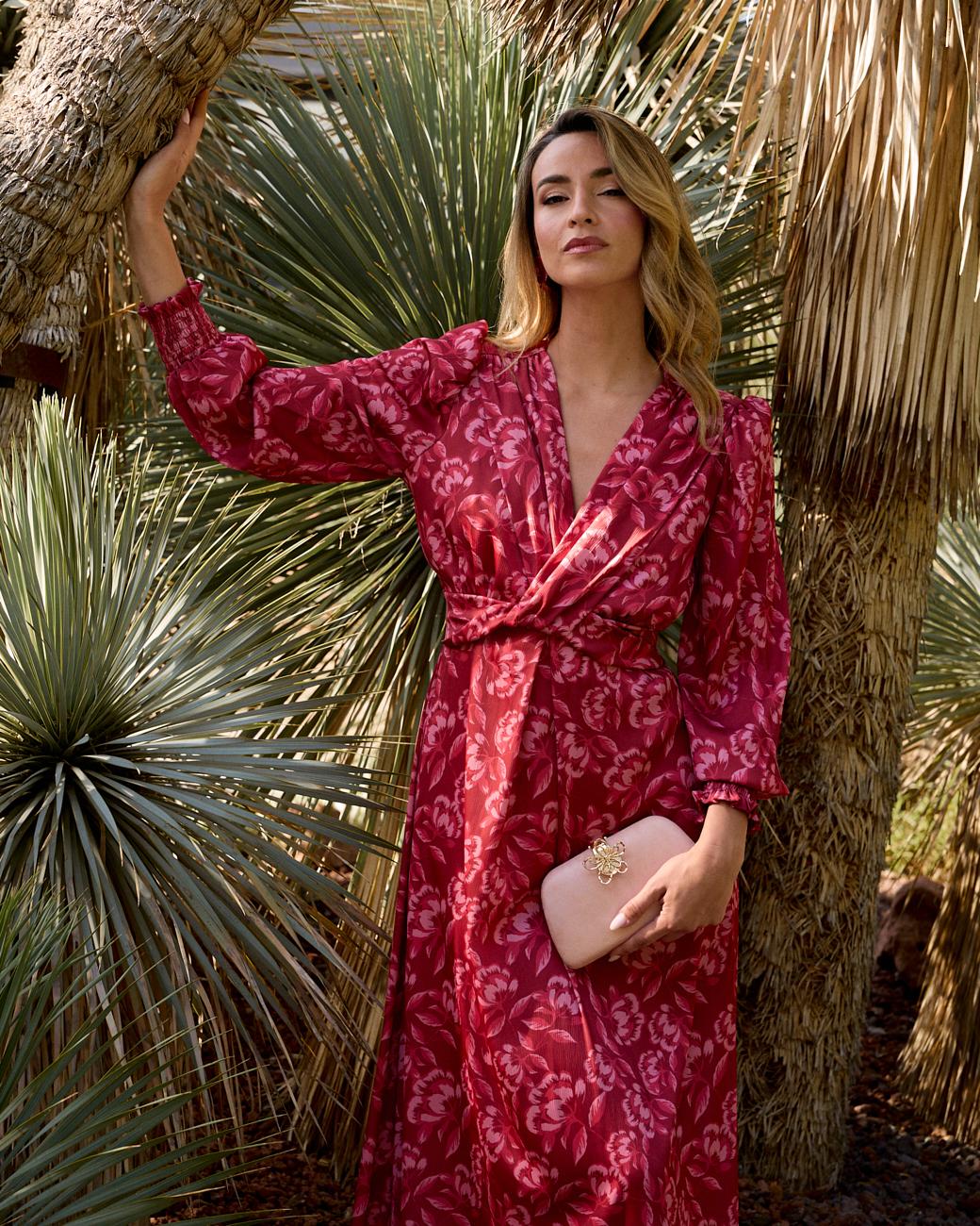 Nides bedrucktes Kleid