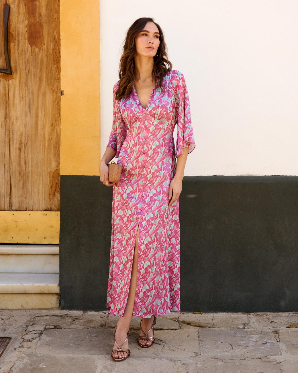 Bedrucktes Kleid Violeta