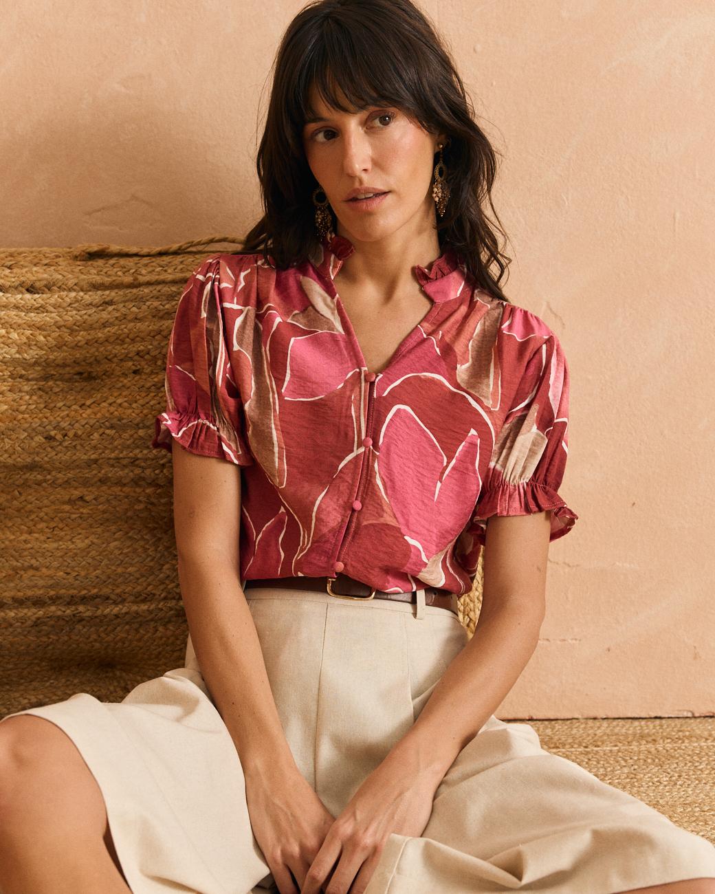 Bluse mit Knöpfen Casilda