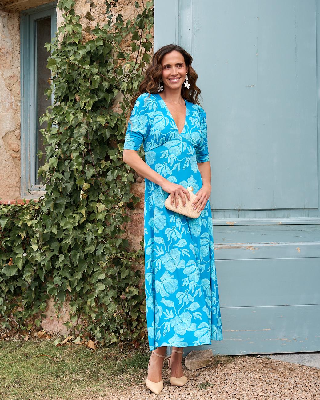 Bedrucktes Kleid Irene