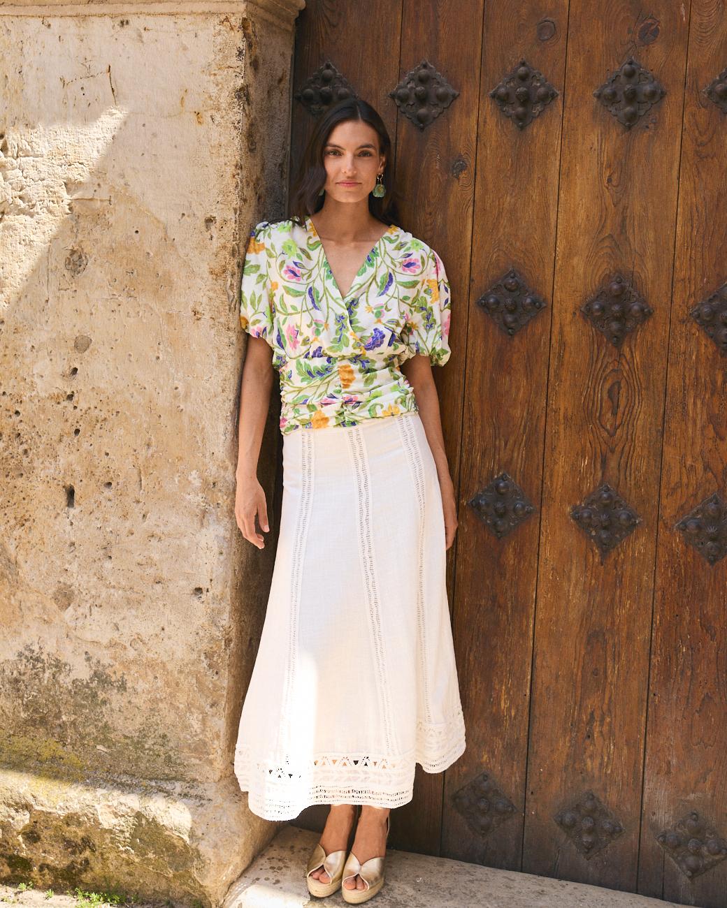 Aufgebauschte Bluse Valery