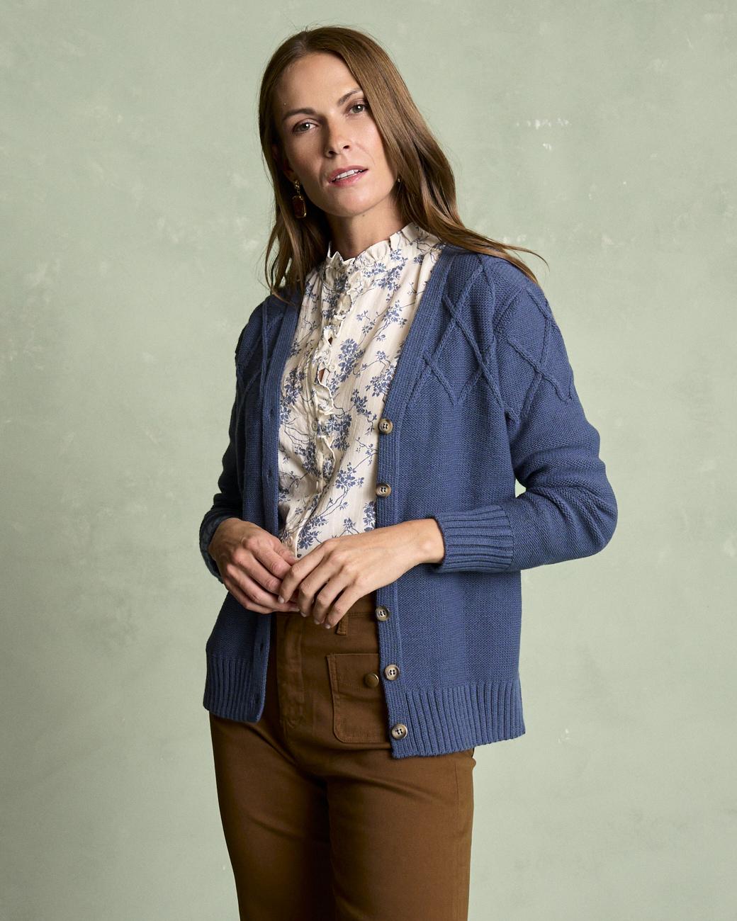 Gestreifter Cardigan Bourget