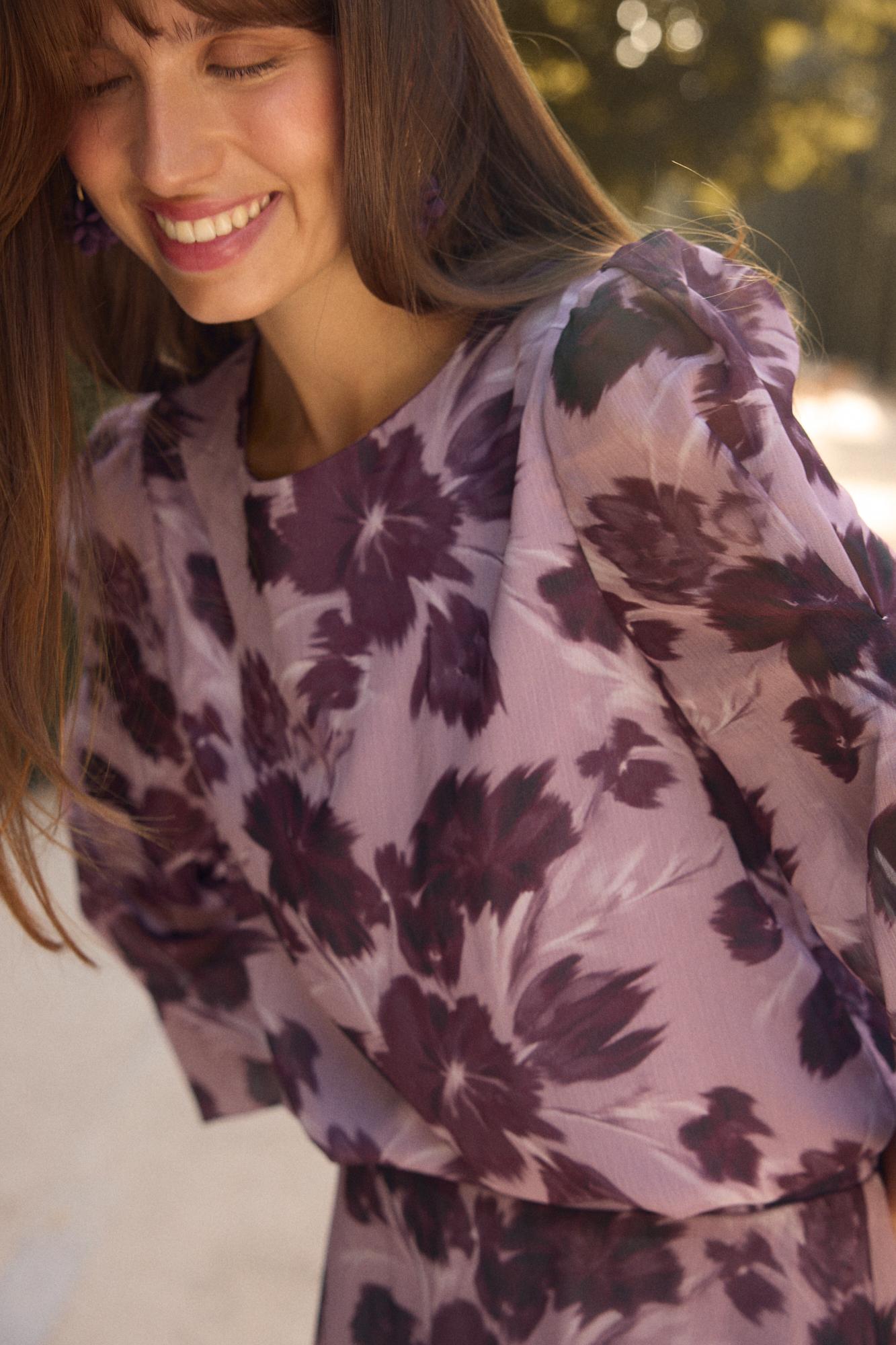 Bluse für Gäste Lila