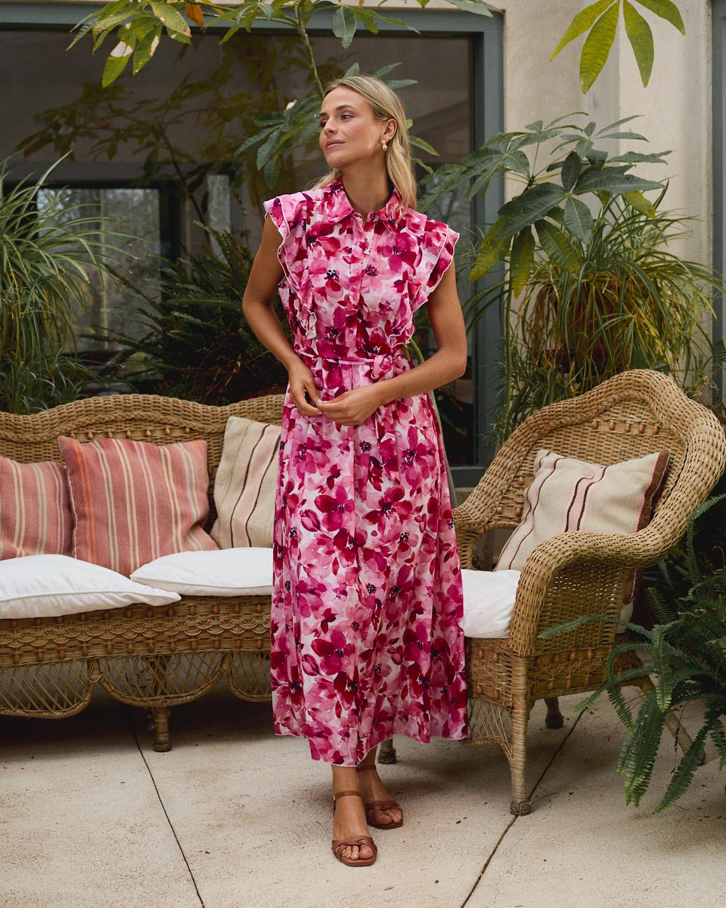 Bedrucktes Kleid Sol