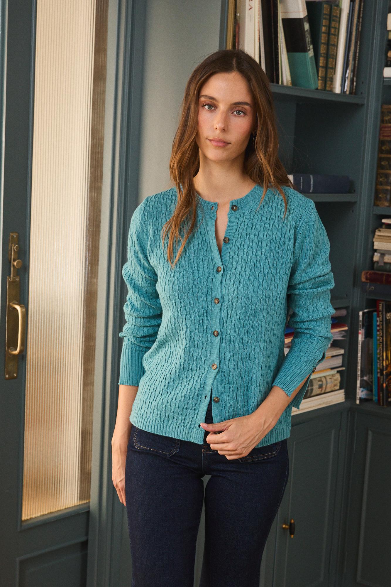 Glatter Cardigan Amaya