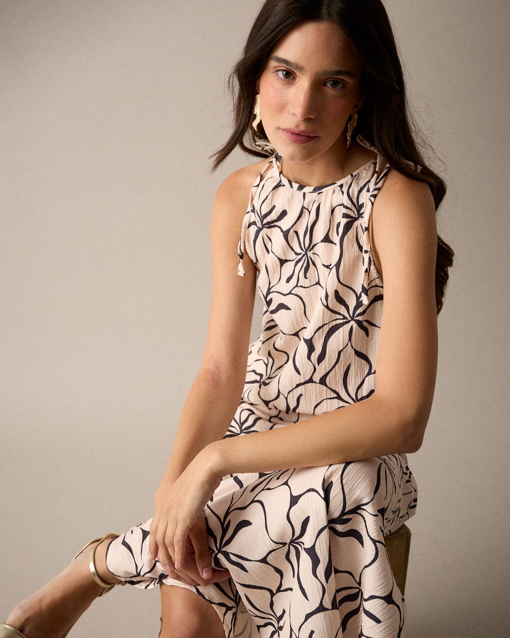 Beiges Kleid Aran