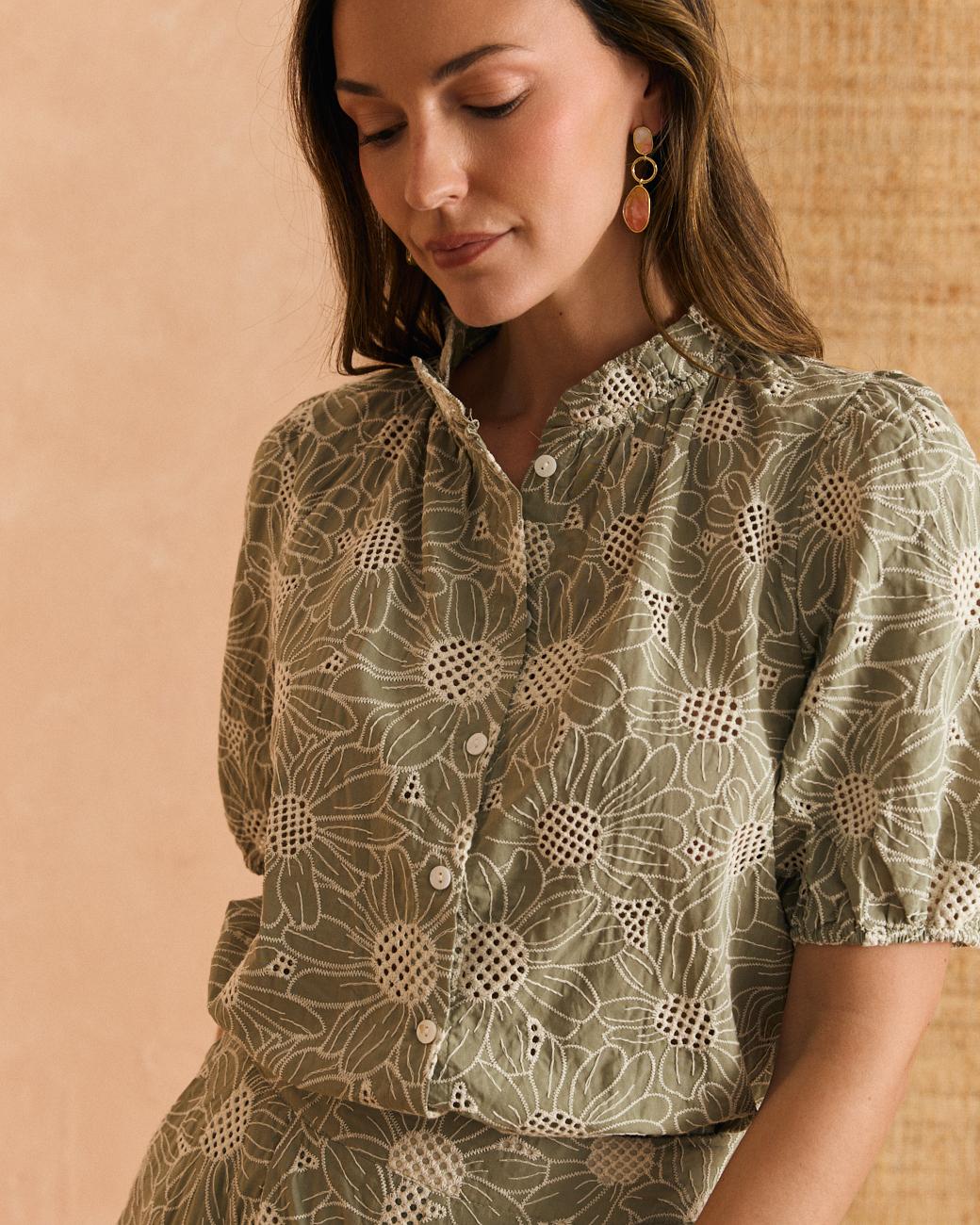 Bluse mit Blumenmuster Marisette