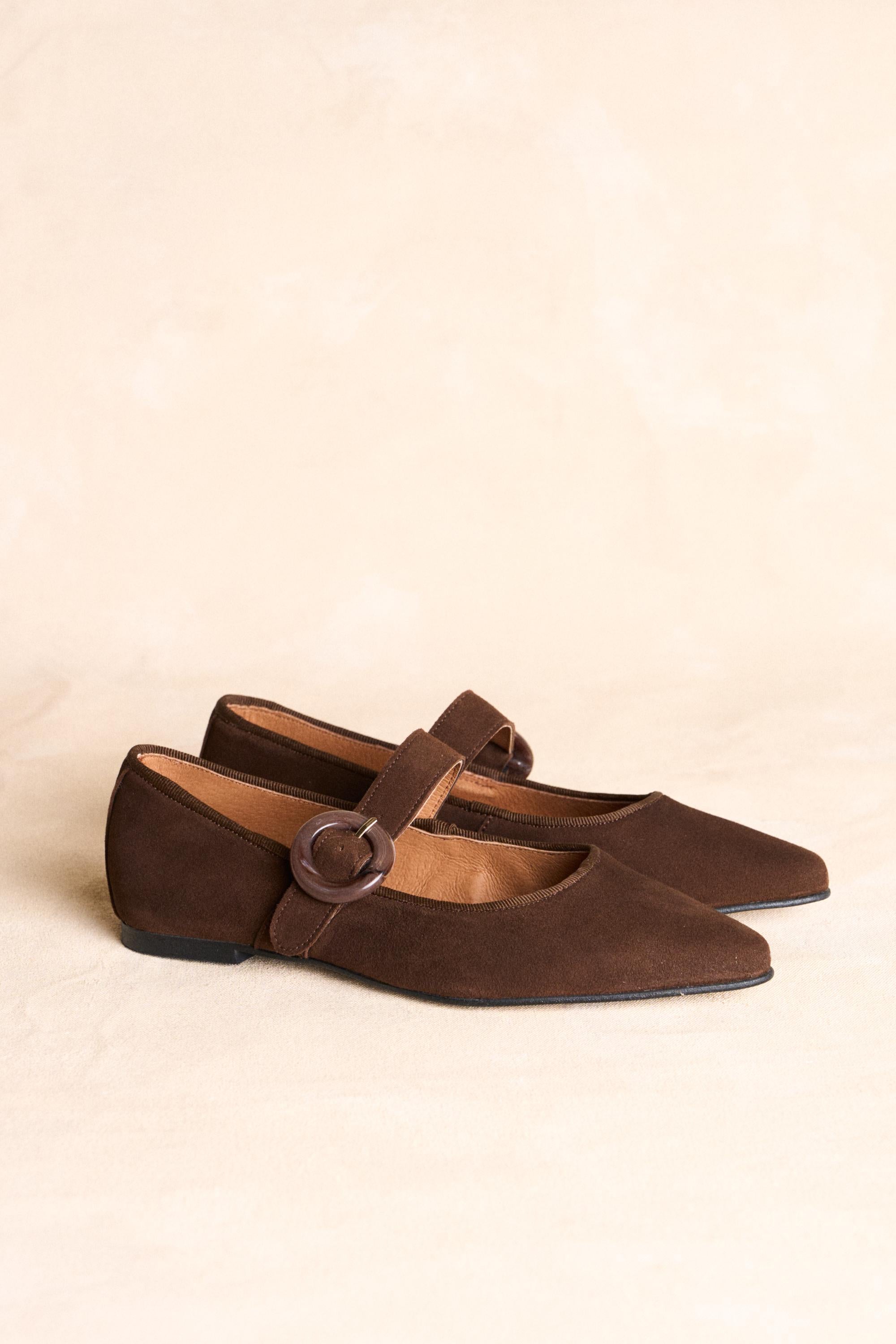 Braune Mary Janes Zenda