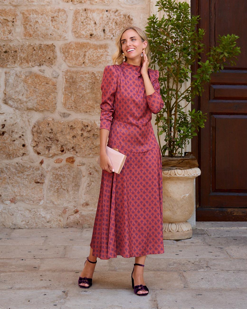Bedrucktes Kleid Dea