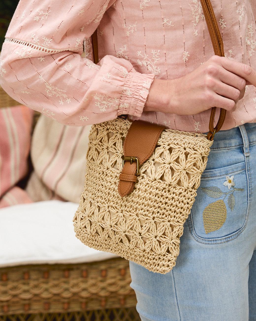 Tasche aus Rafia Malen