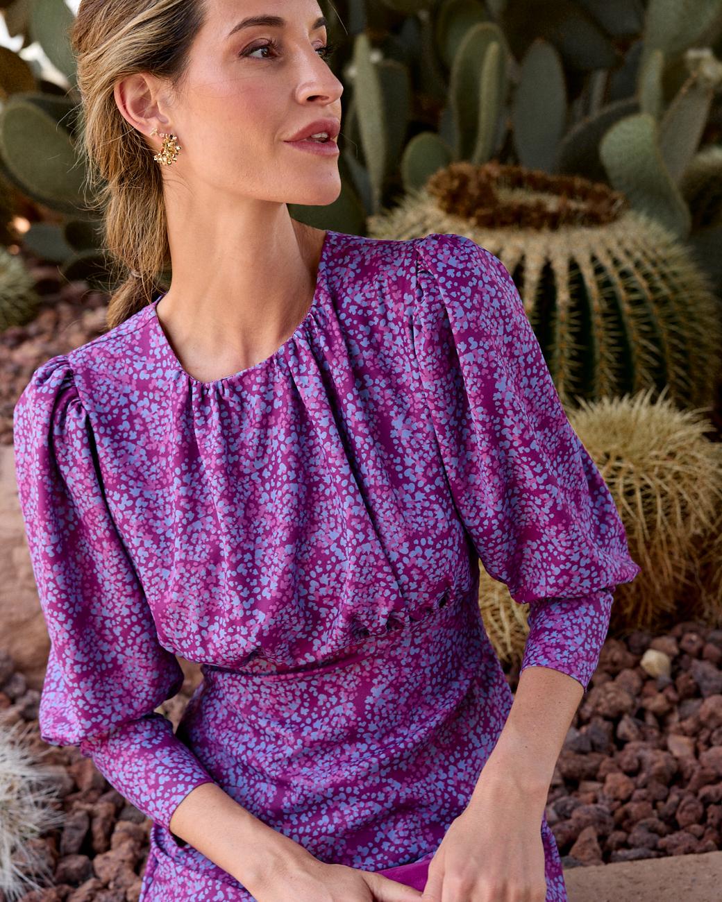 Lina bedrucktes Kleid