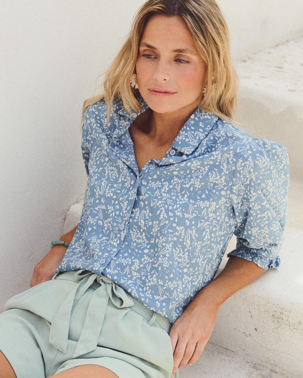 Denim-Bluse Susi