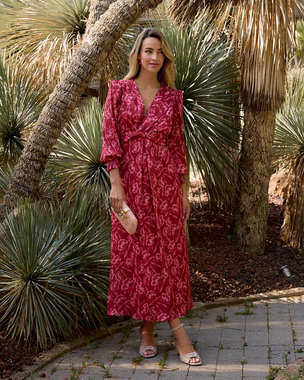 Nides bedrucktes Kleid