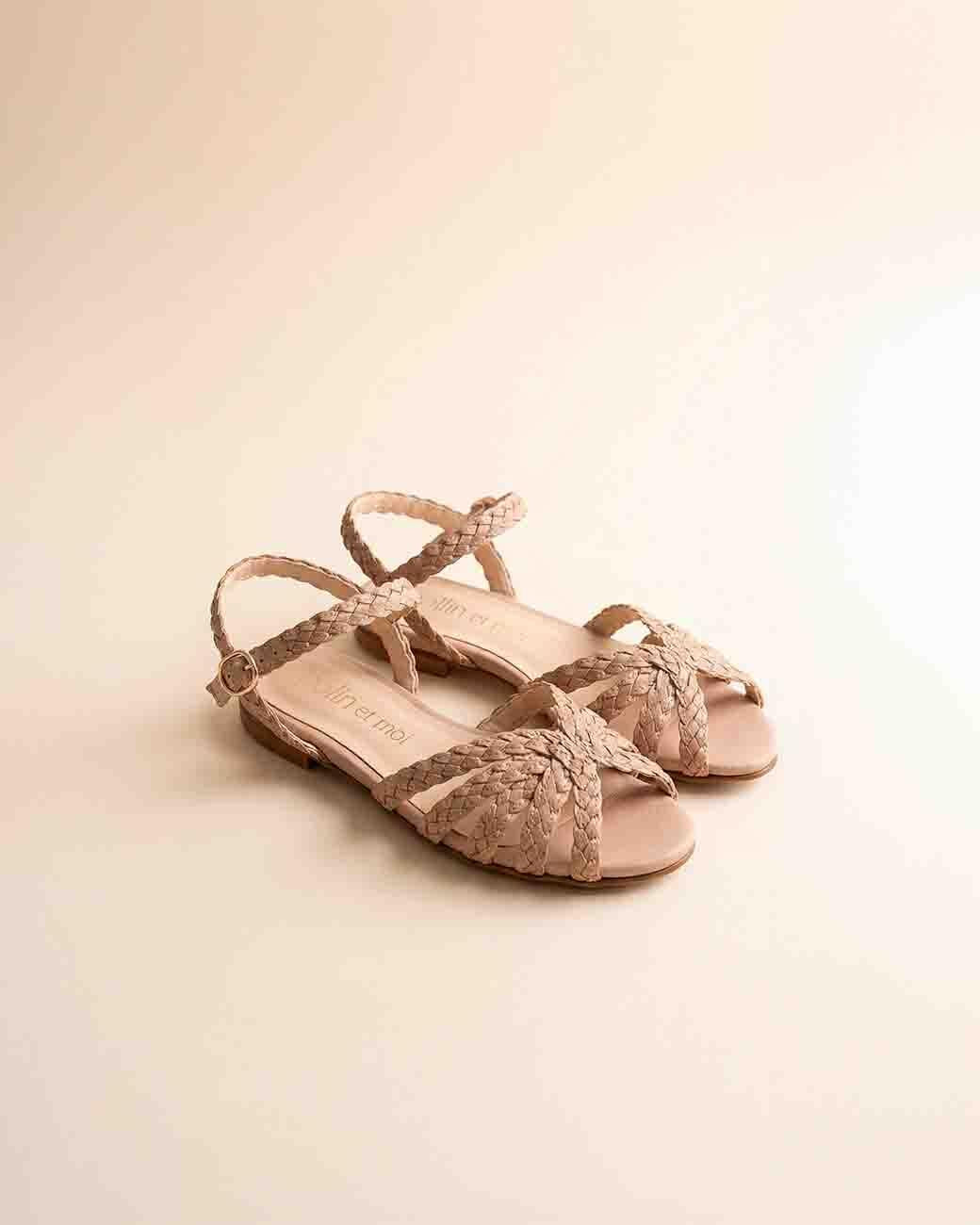 Geflochtene Sandale Andrea