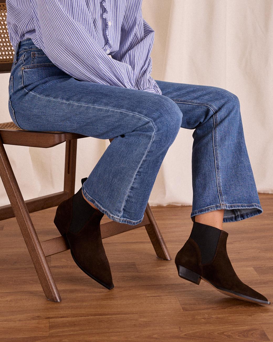 Fabia Spitz-Stiefeletten