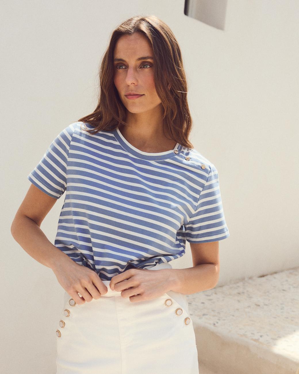 Gestreiftes T-Shirt Alicia