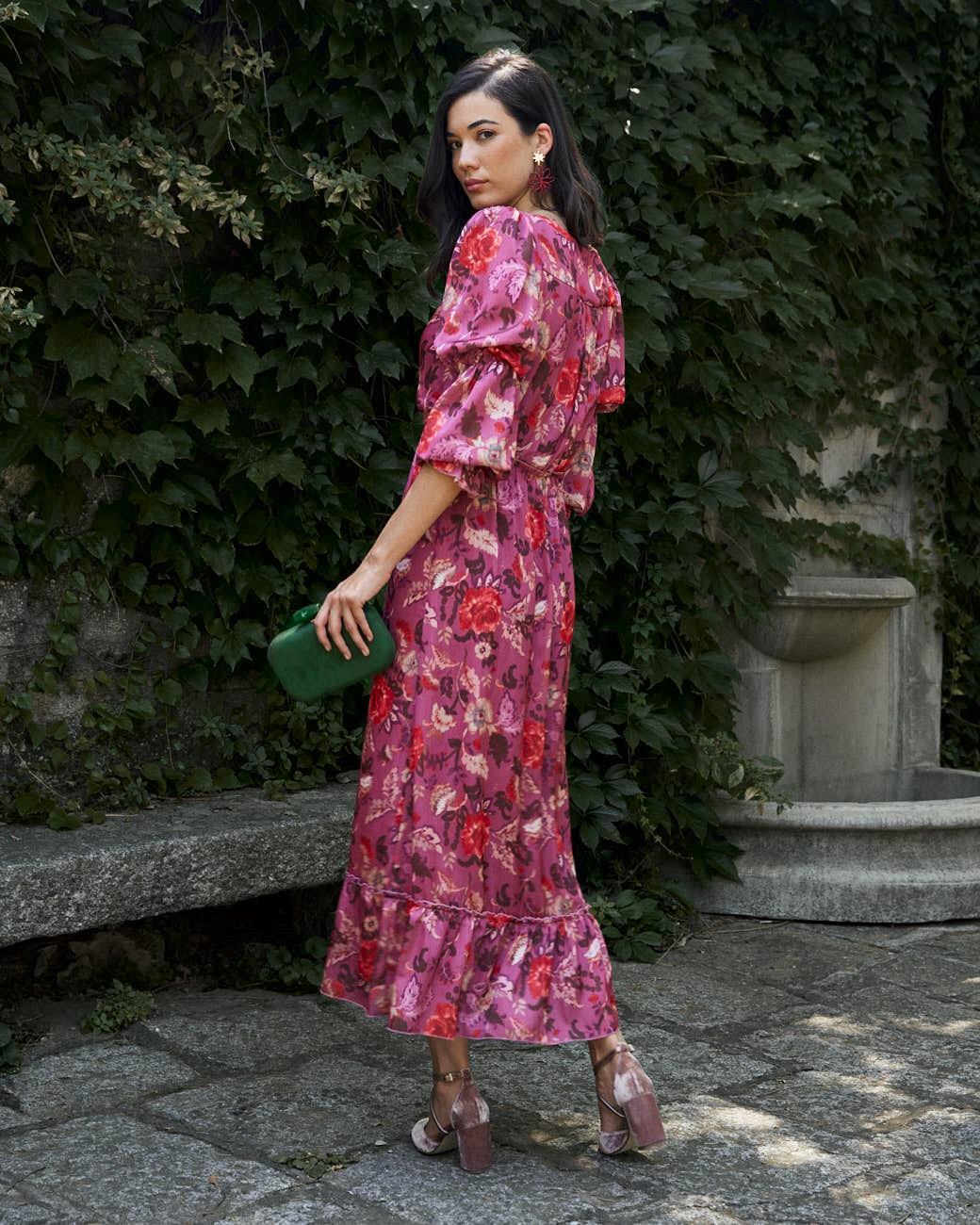 Kleid mit Blumenmuster Gerena