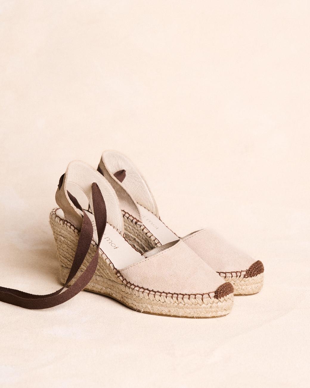 Bicolor-Espadrille Tami
