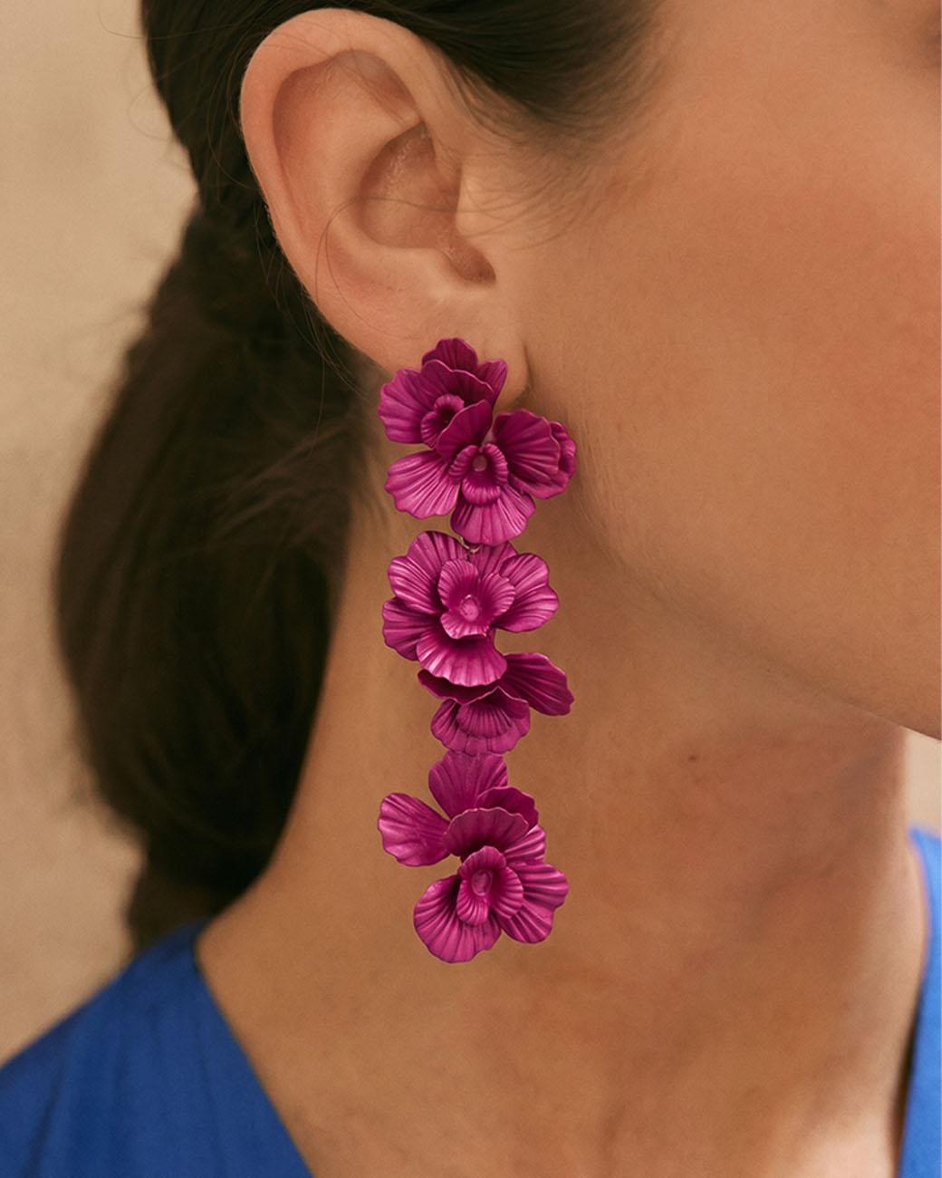 Florale Ohrringe Cler