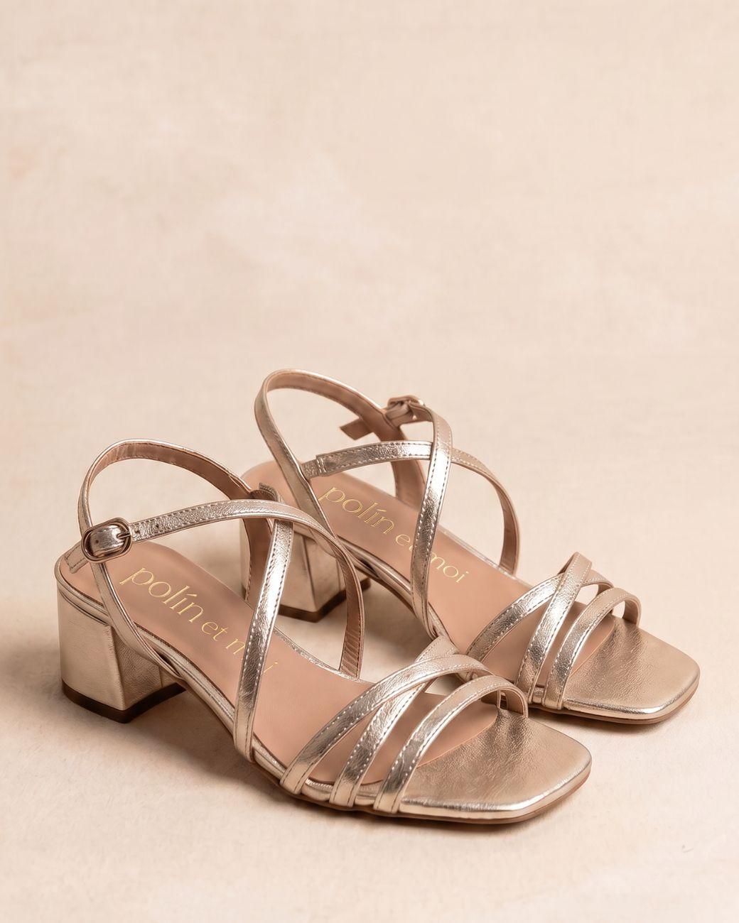 Odelia Sandalen mit niedrigem Absatz
