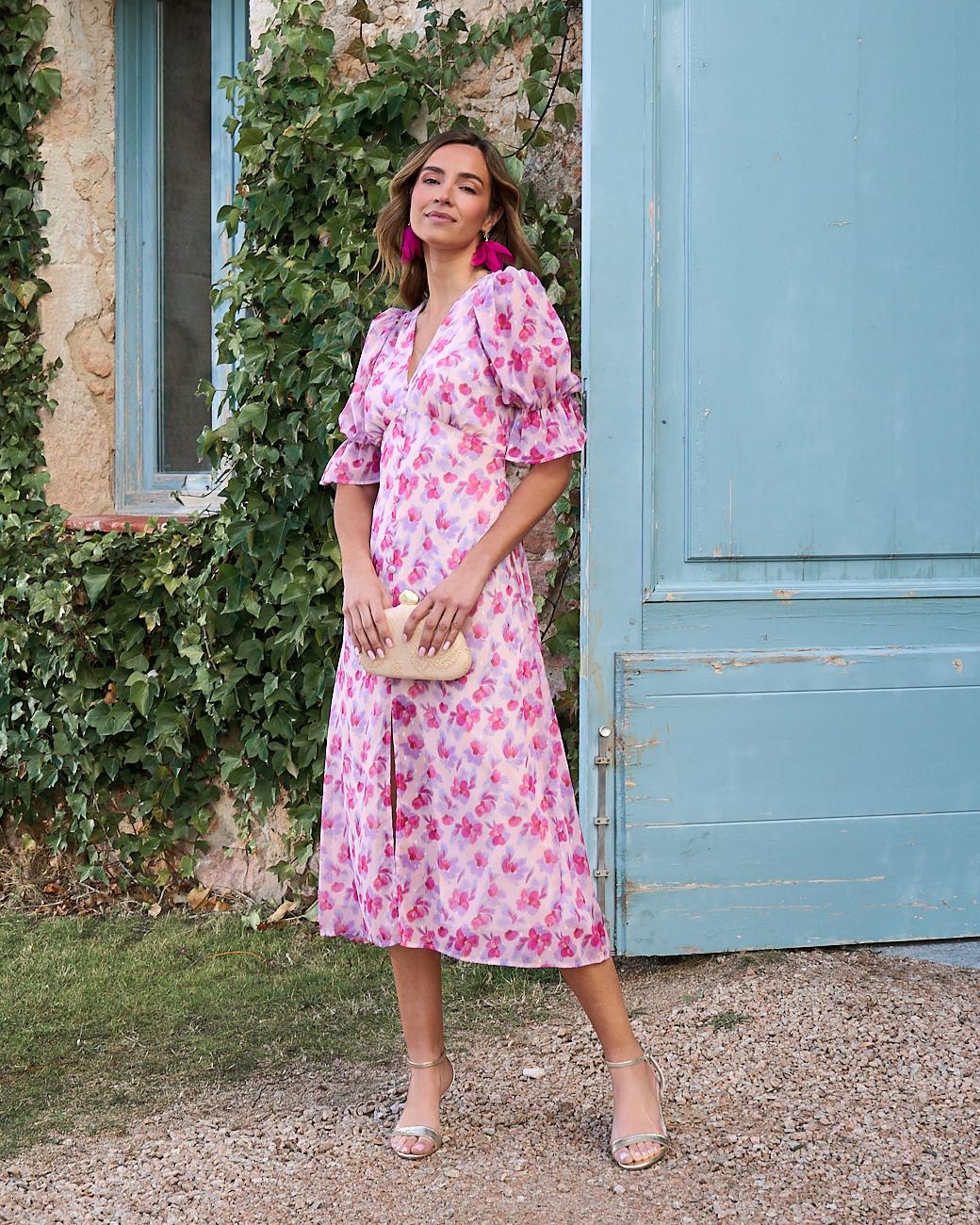 Bedrucktes Kleid Sara