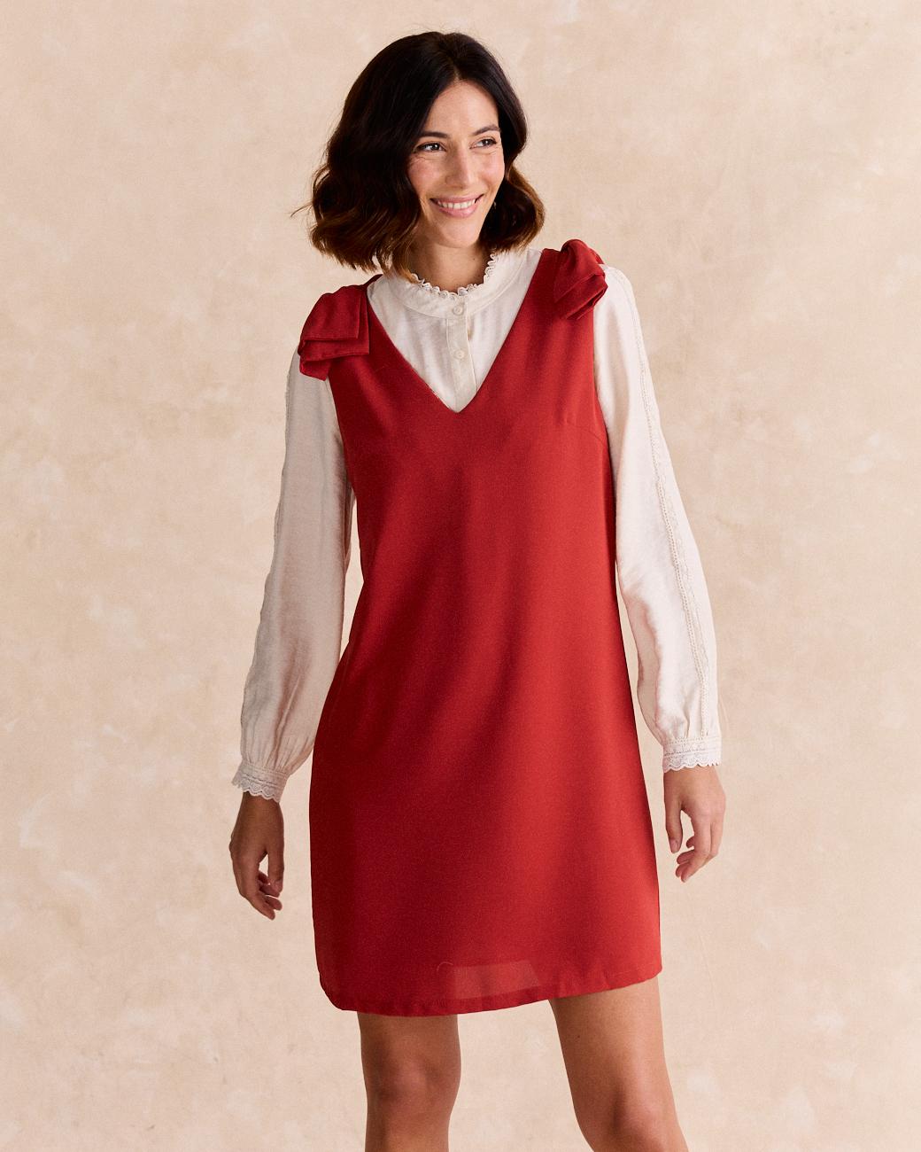 Kleid mit Schleifen Gracia