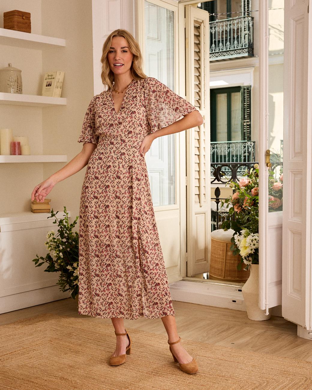 Kleid mit Ärmeln Micaela