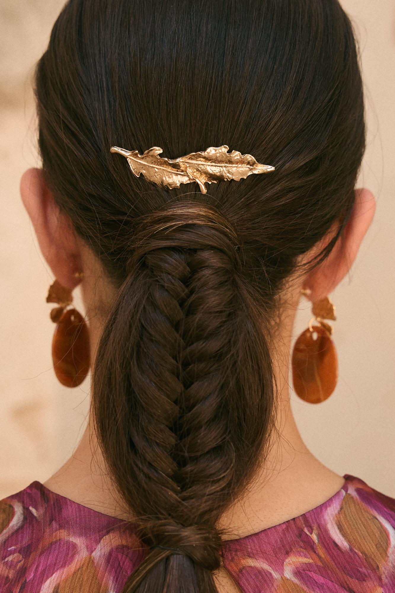 Haarkamm Blatt Lihuen