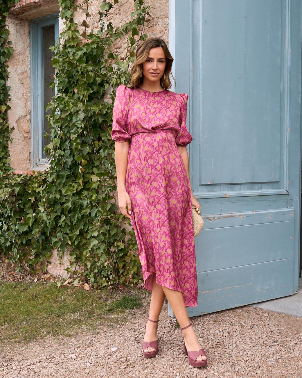 Bedrucktes Kleid Magda