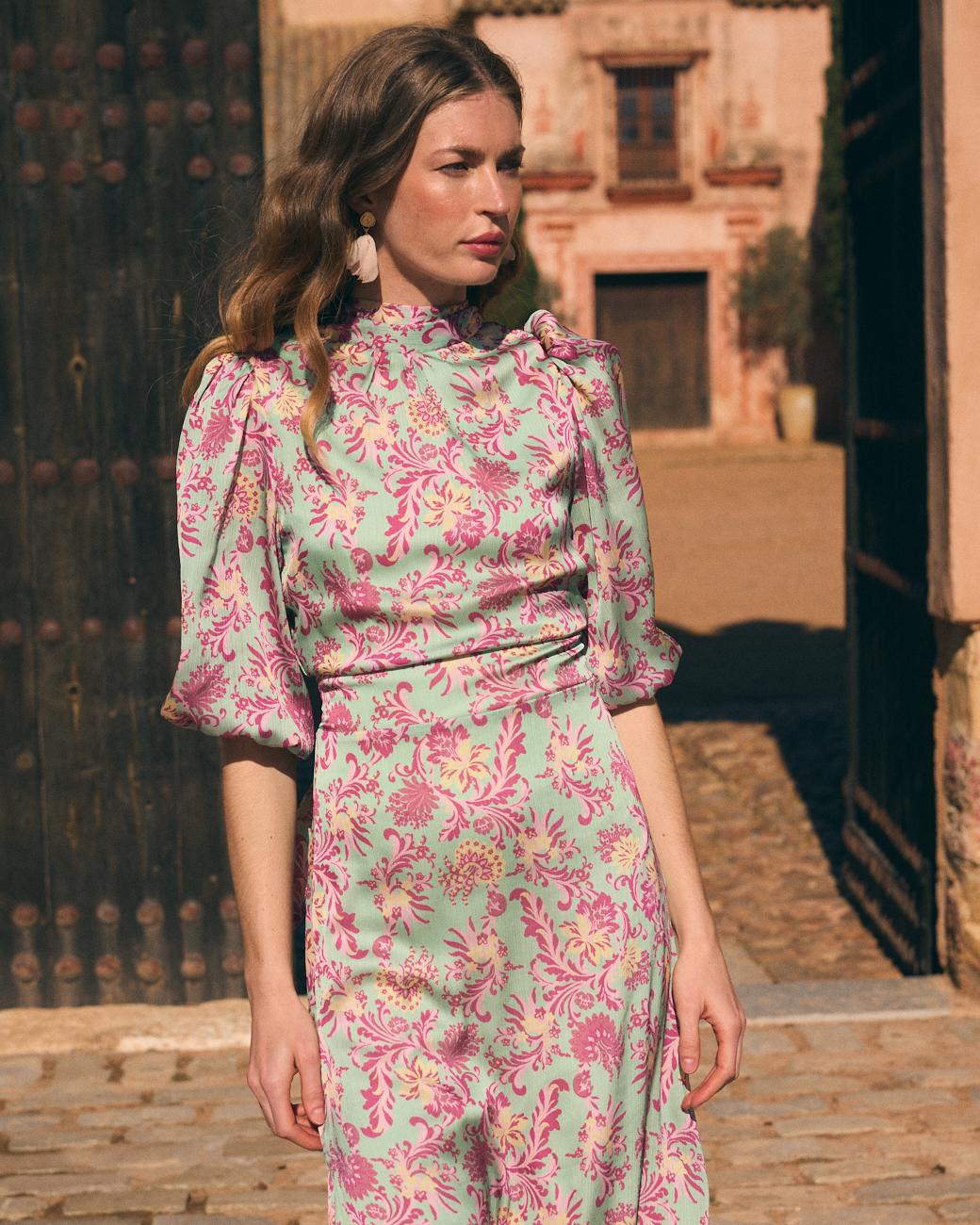 Eliana bedrucktes Kleid
