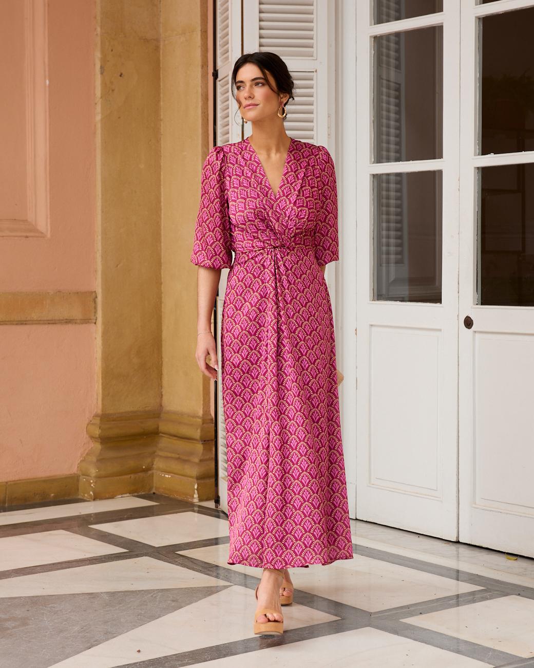Bedrucktes Kleid Nerea