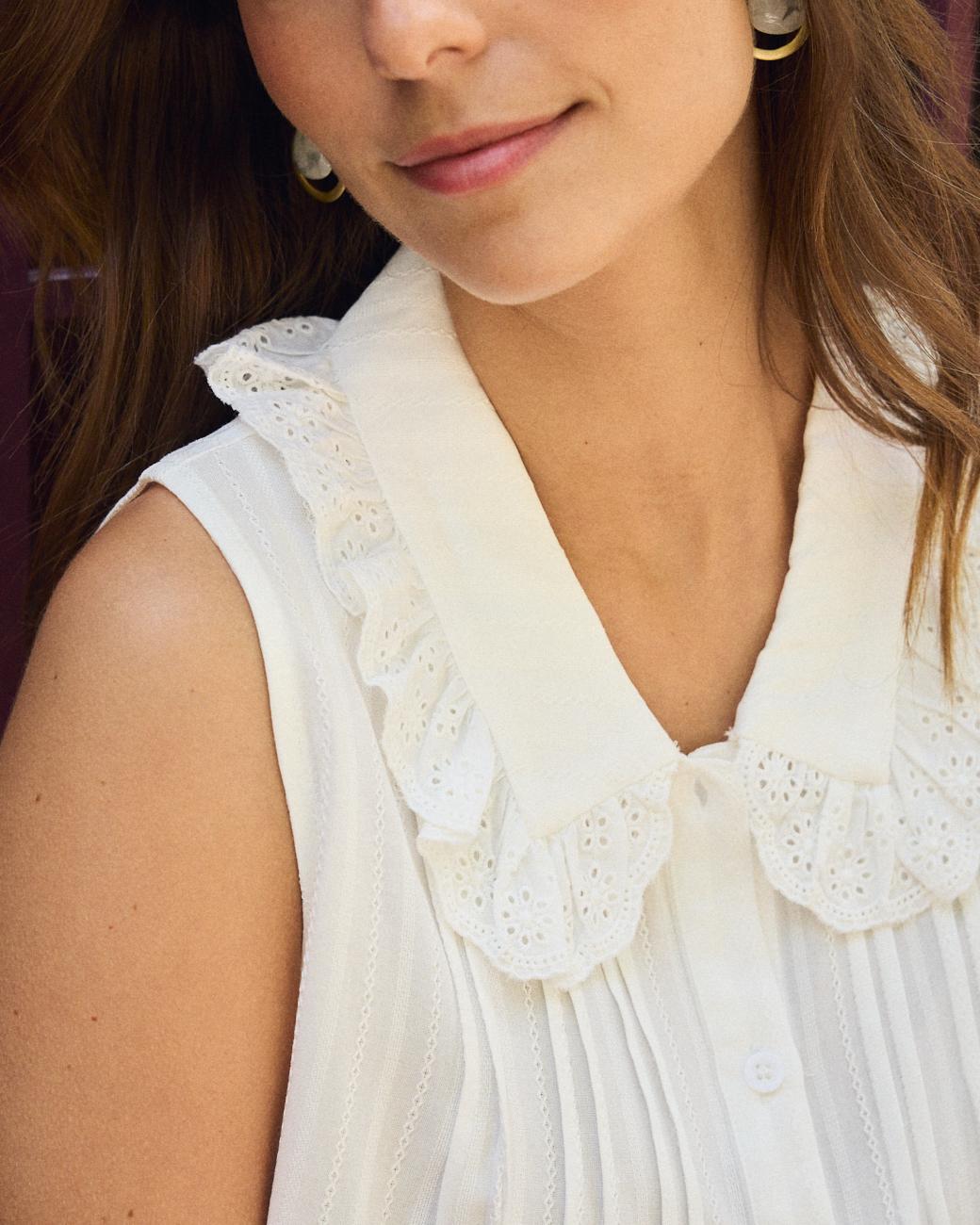 Bluse mit Kragen Bibi