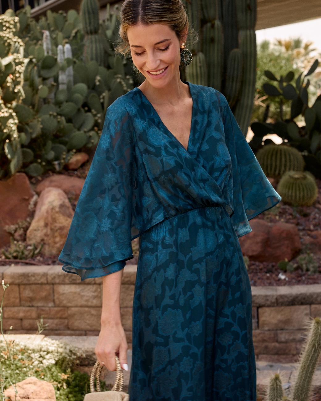 Bedrucktes Kleid Fidelia