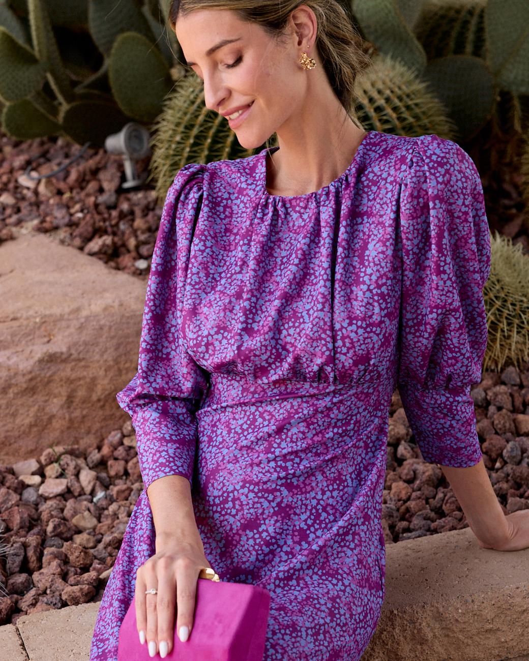 Lina bedrucktes Kleid