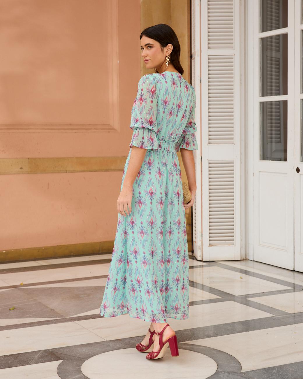 Bedrucktes Kleid Jimena