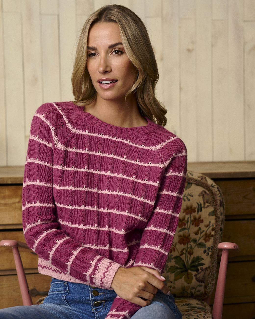 Gestreifter Pullover Malva