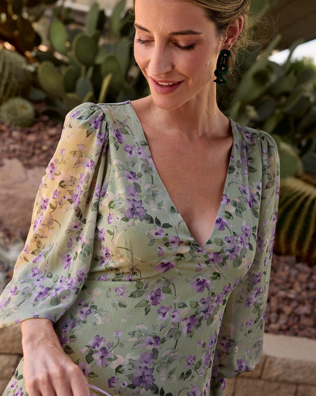 Kleid mit Blumenmuster Anicia