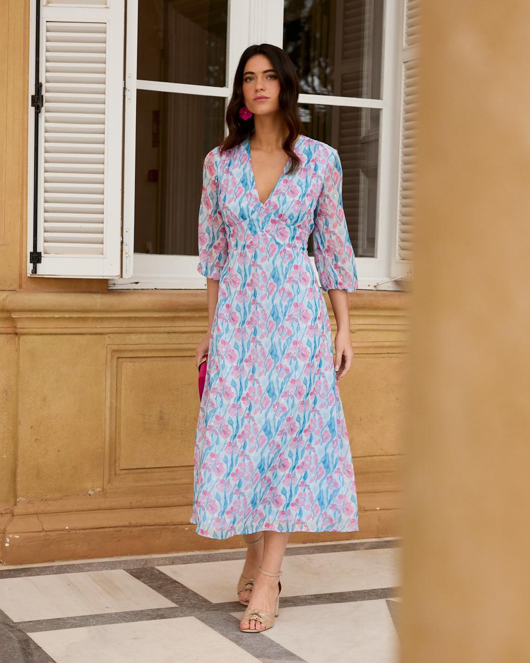 Aitana bedrucktes Kleid