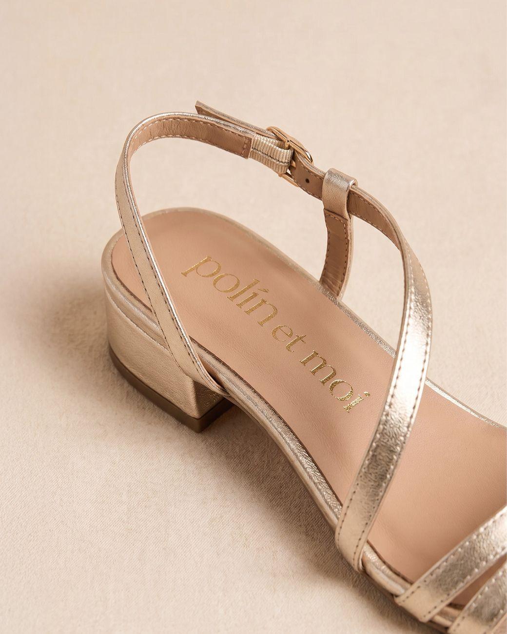Griselda Sandalen mit niedrigem Absatz