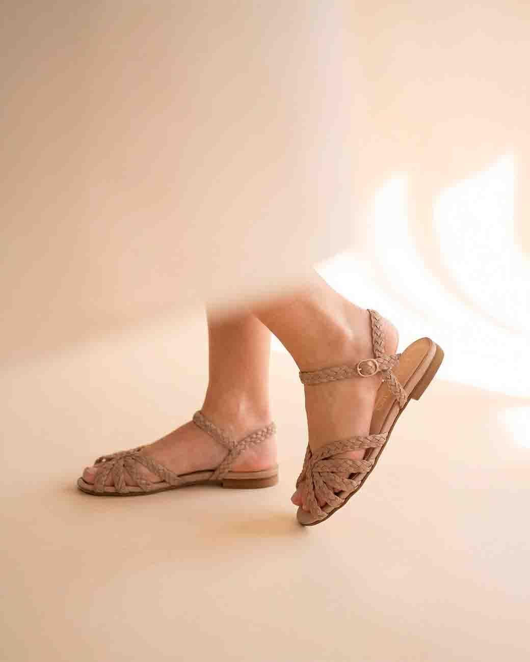 Geflochtene Sandale Andrea
