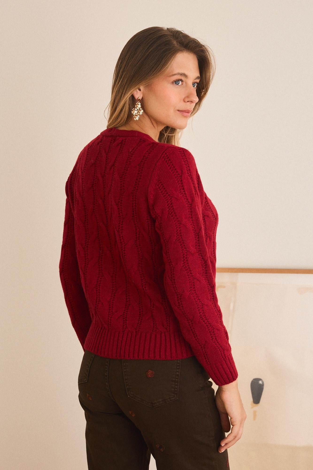 Cardigan mit Knöpfen Ingrid