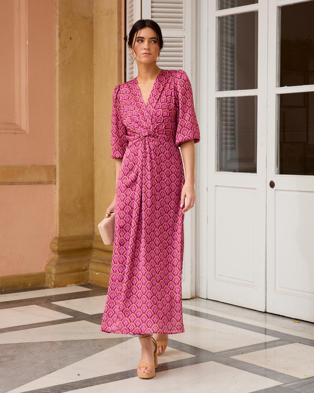 Bedrucktes Kleid Nerea