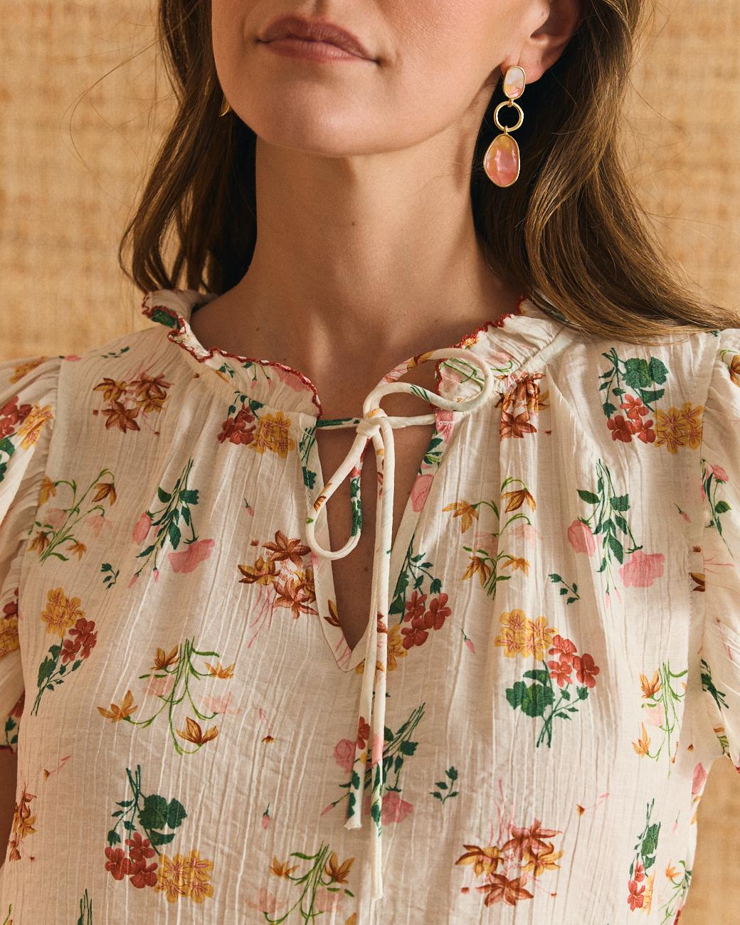 Bluse mit Blumenmuster Liana
