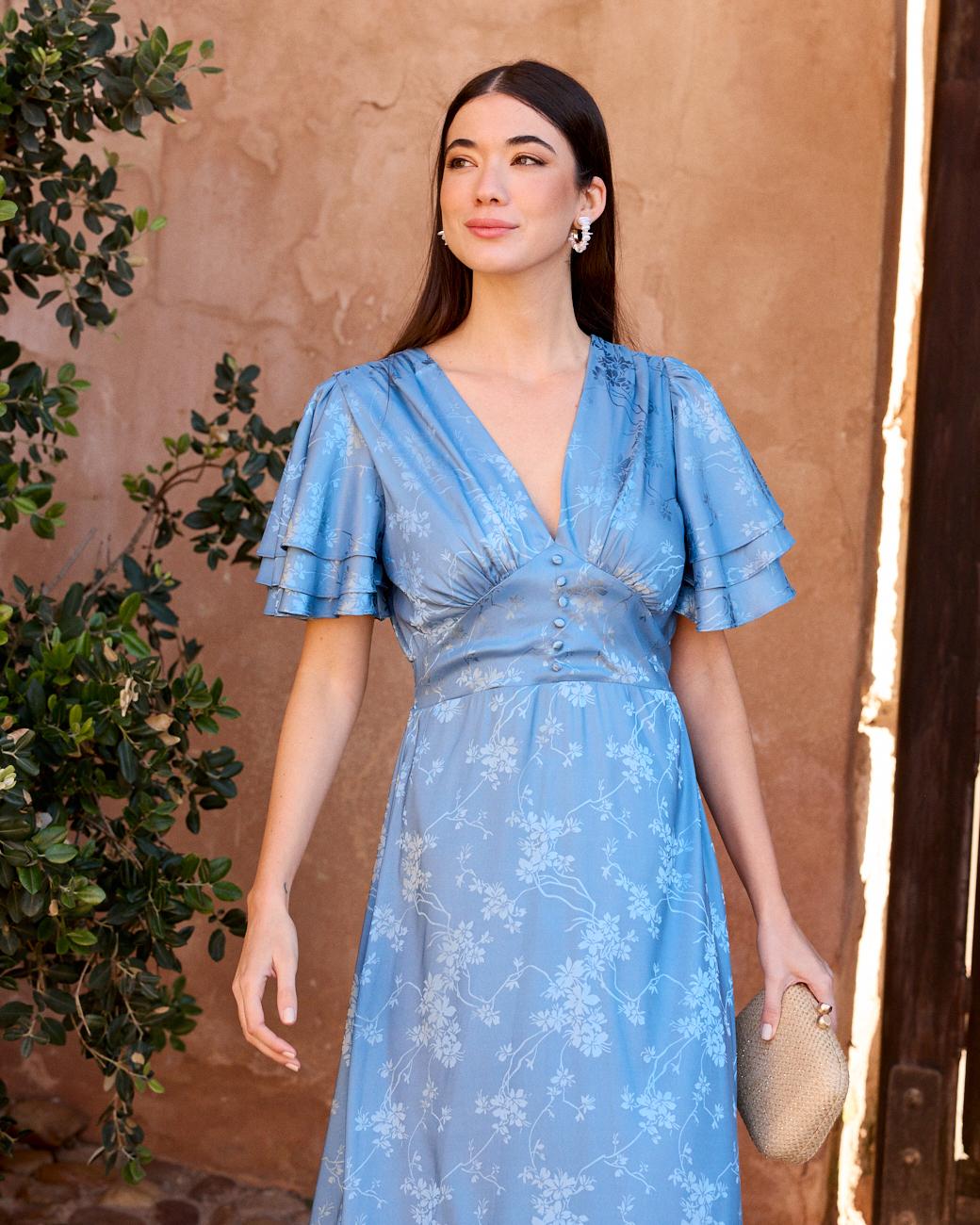 Celigny Kleid mit Knöpfen