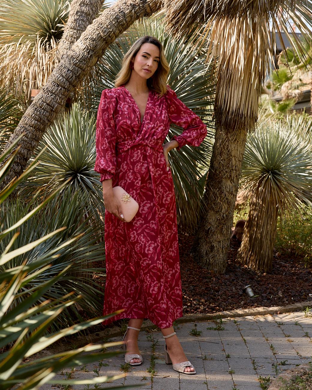 Nides bedrucktes Kleid