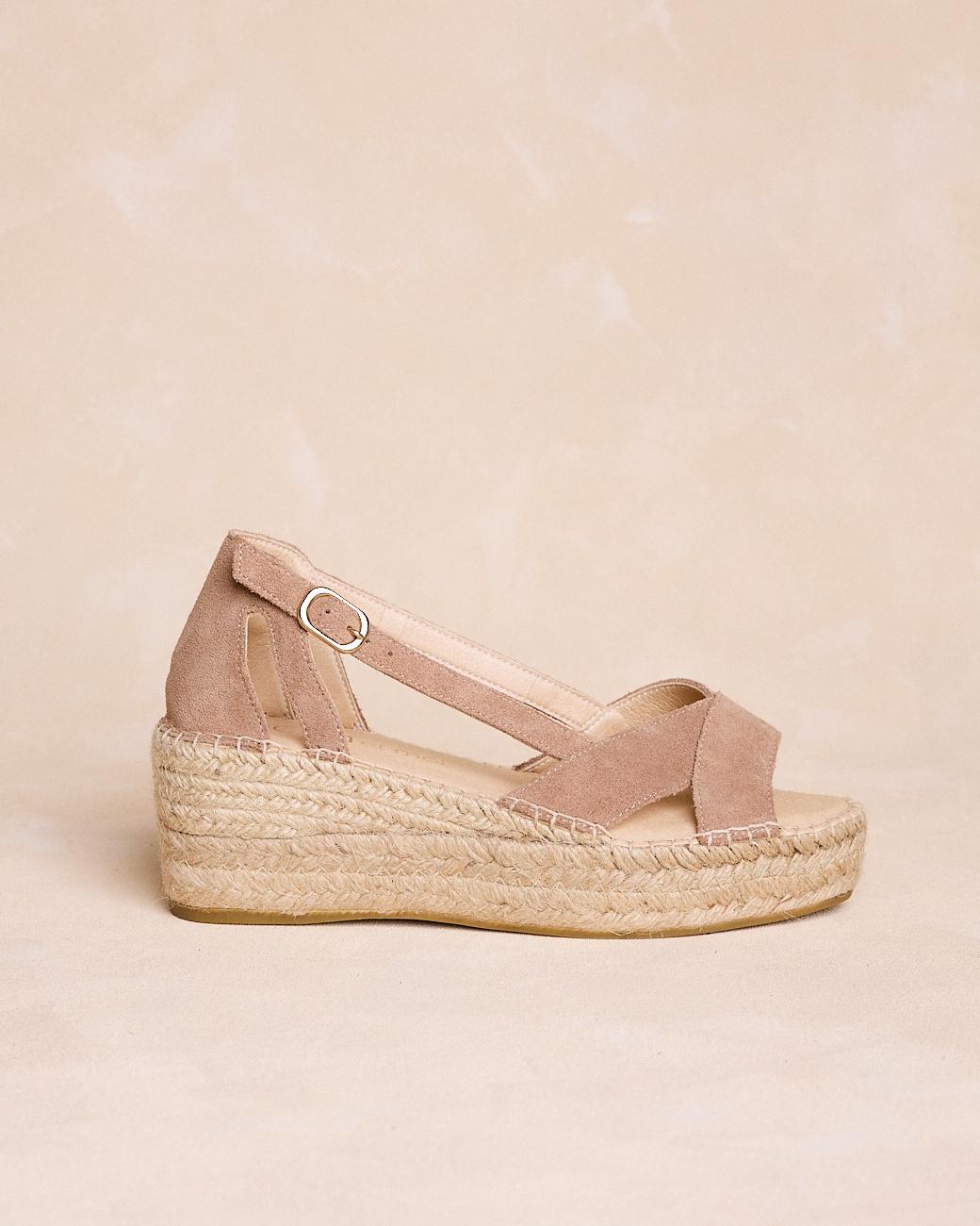 Espadrilles mit Plateau Noèmie
