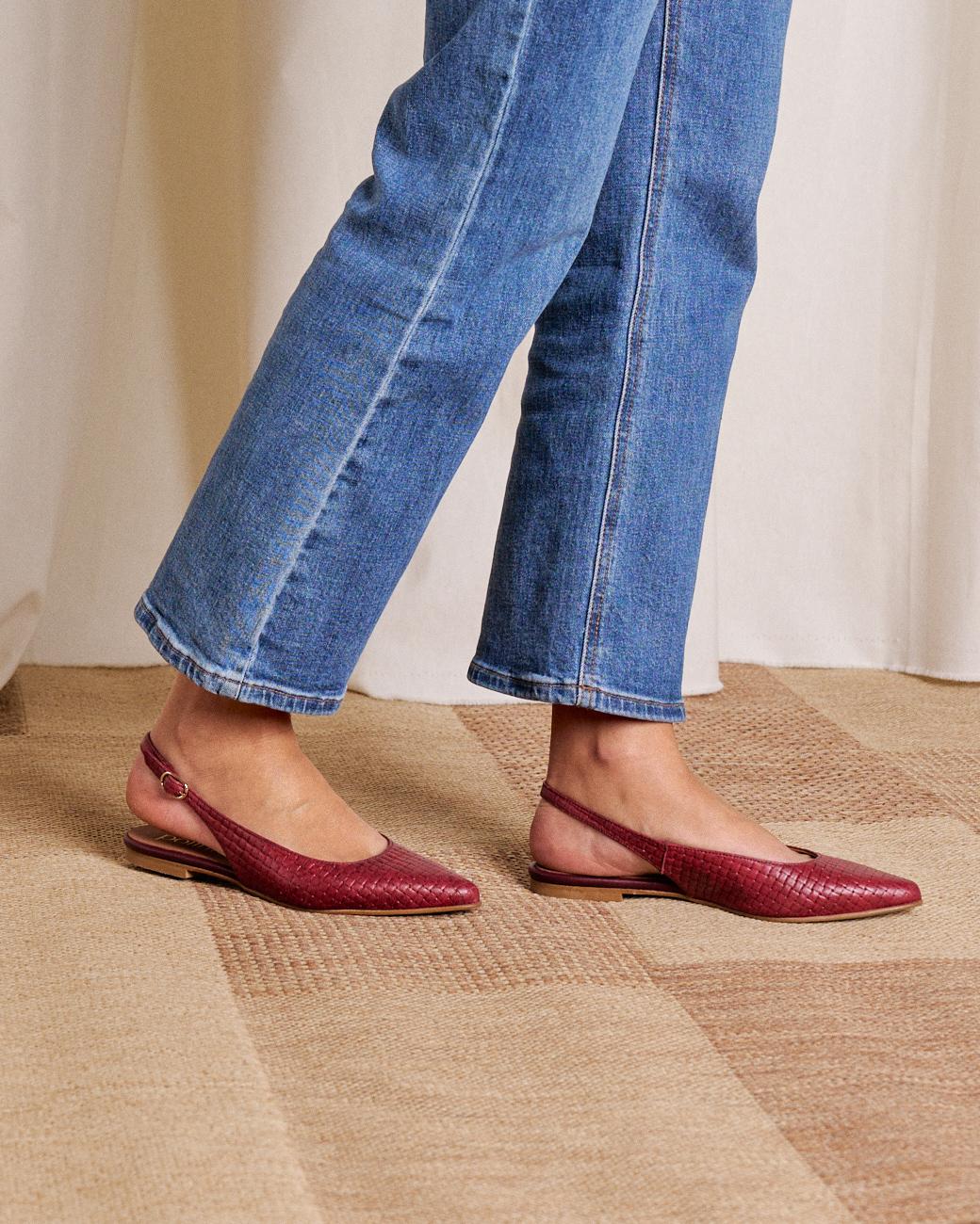 Schuh mit offenem Absatz Aina