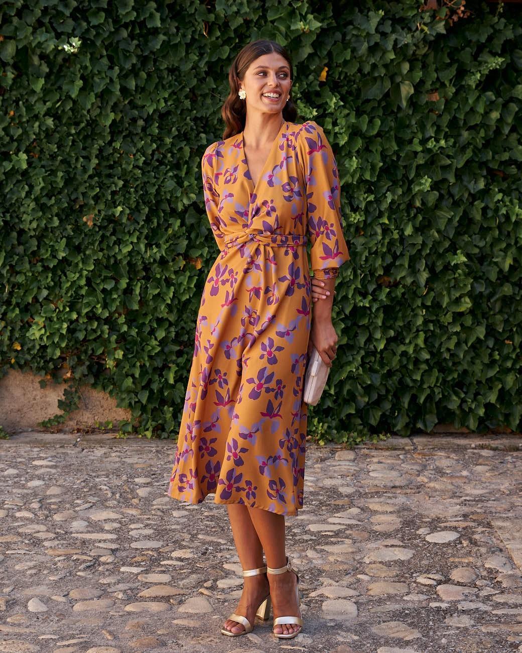 Kleid mit Knoten Cata